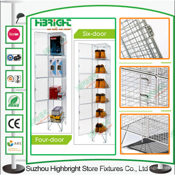 Double Doors Steel Wire Mesh Locker for Dressing Room